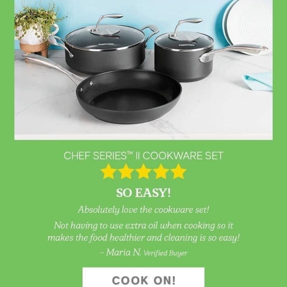 Tupperware Chef Series 11 Gourmet Baking Set - Picture 9 of 10